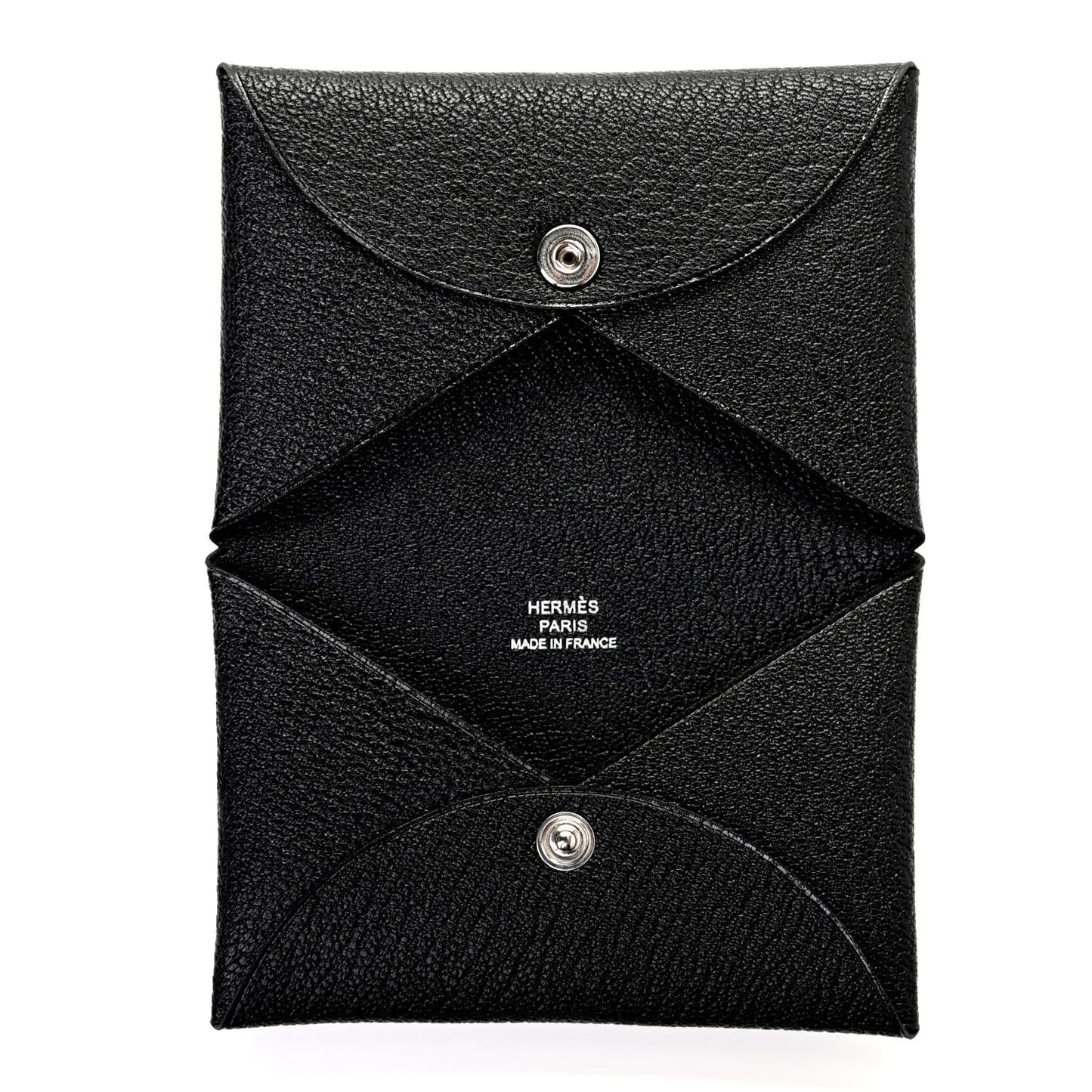 Chevre Mysore Calvi Card Case Black