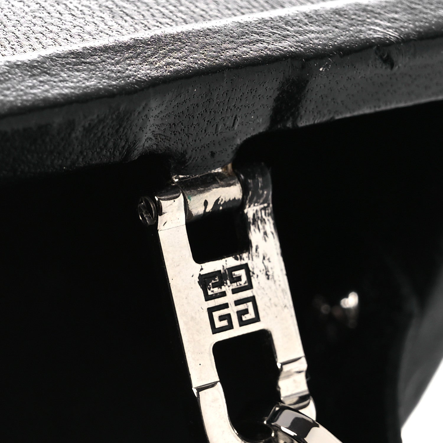 Givenchy Calfskin G Chain Clutch Black 10 of 14