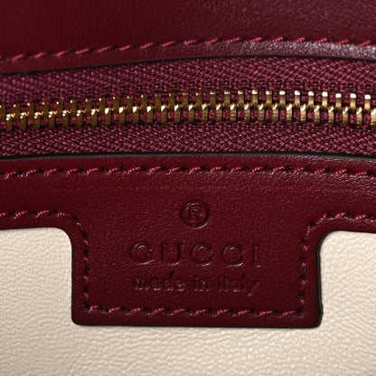 Gucci Lambskin Matelasse Small GG Marmont Shoulder Bag  Rosso Ancora 6 of 10