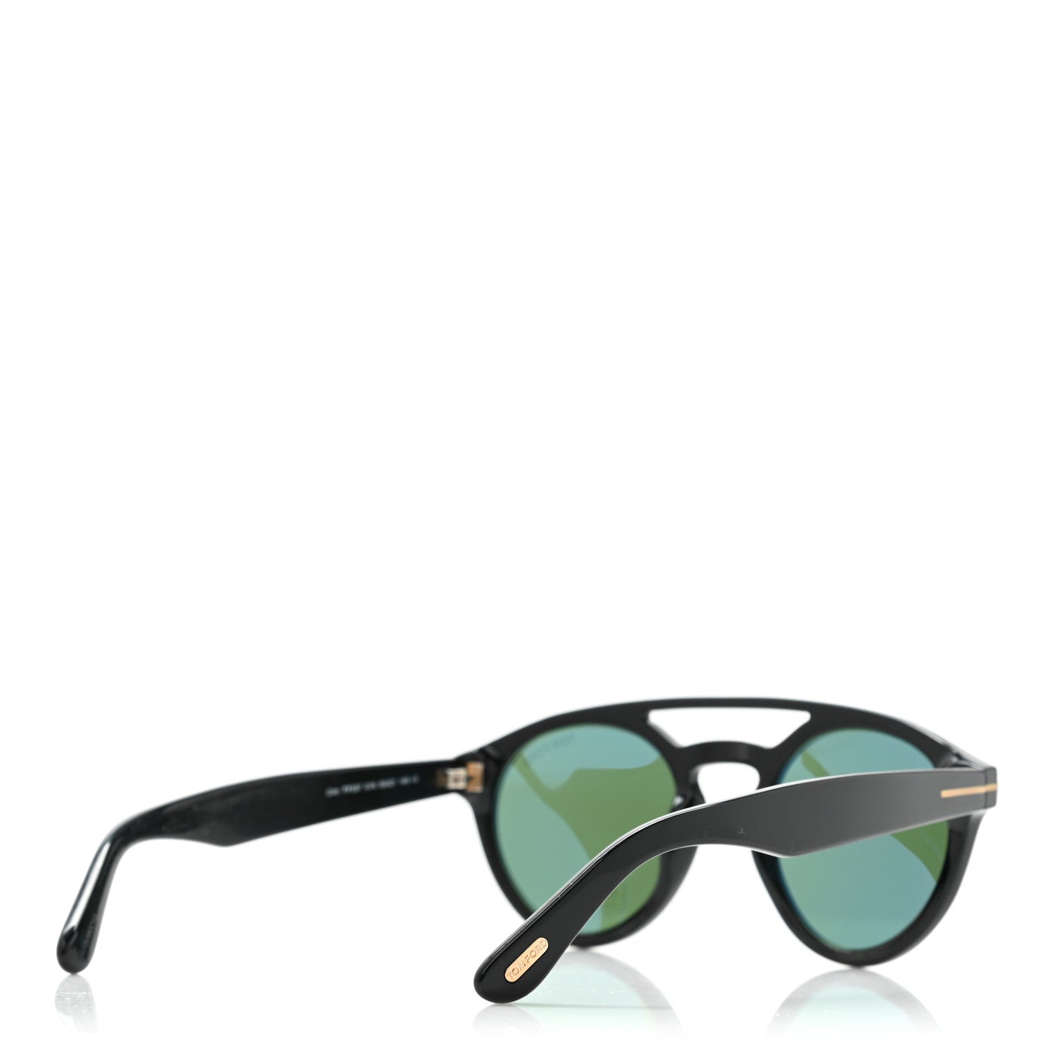 Tom Ford Clint Round Sunglasses TF537 Black 4 of 8