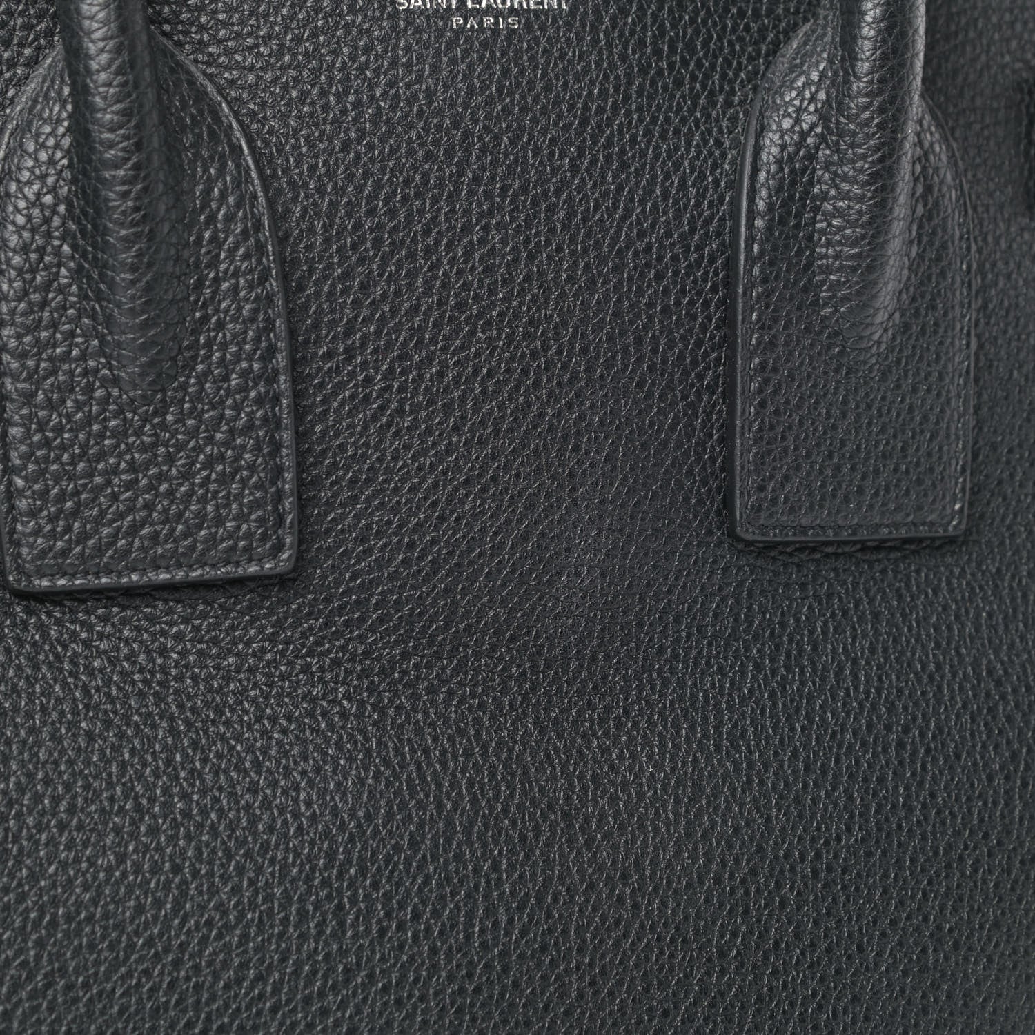 Saint Laurent Grained Calfskin Small Supple Sac De Jour Black 6 of 6