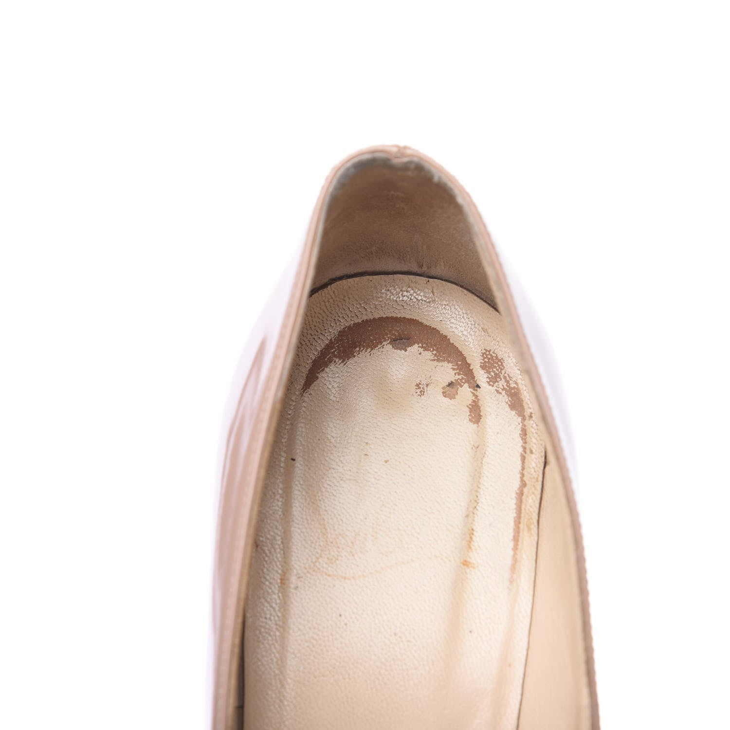 Christian Louboutin Patent Simple 70 Pumps 37.5 Nude 8 of 12