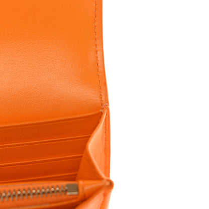 Bottega Veneta Nappa Intrecciato Flap Wallet Tangerine 8 of 8