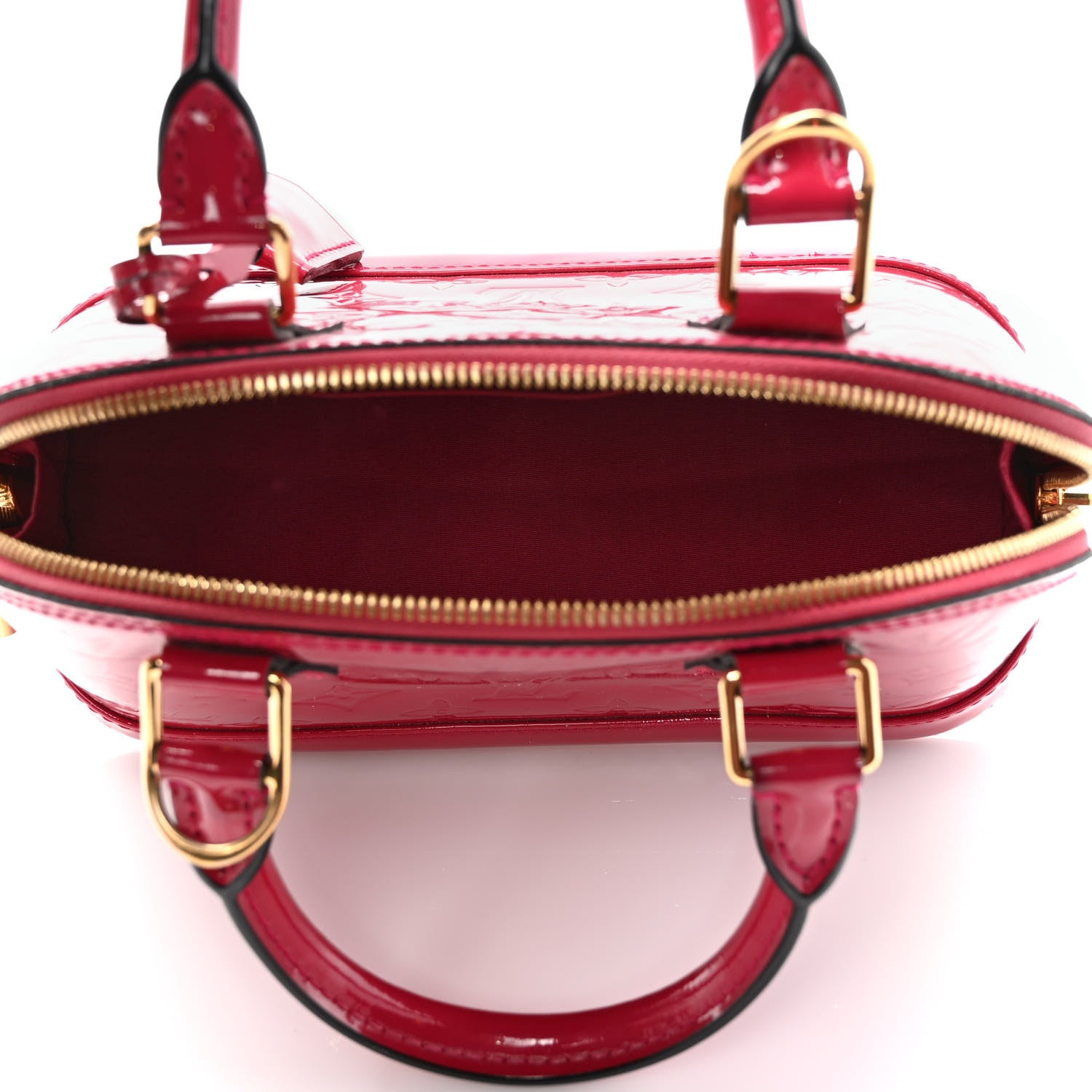 Louis Vuitton Vernis Alma BB Rose Indien 3 of 7