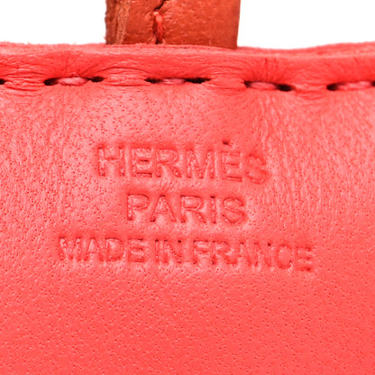 Hermes Milo Lambskin Shearling Budy Charm Orange Poppy 3 of 4
