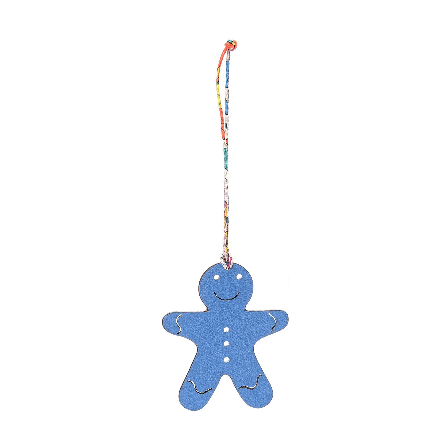 Hermes Taurillon Clemence Epsom Petit H Gingerbread Bag Charm Chocolate Paradis 1 of 2