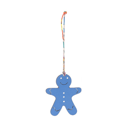 Hermes Taurillon Clemence Epsom Petit H Gingerbread Bag Charm Chocolate Paradis 1 of 2