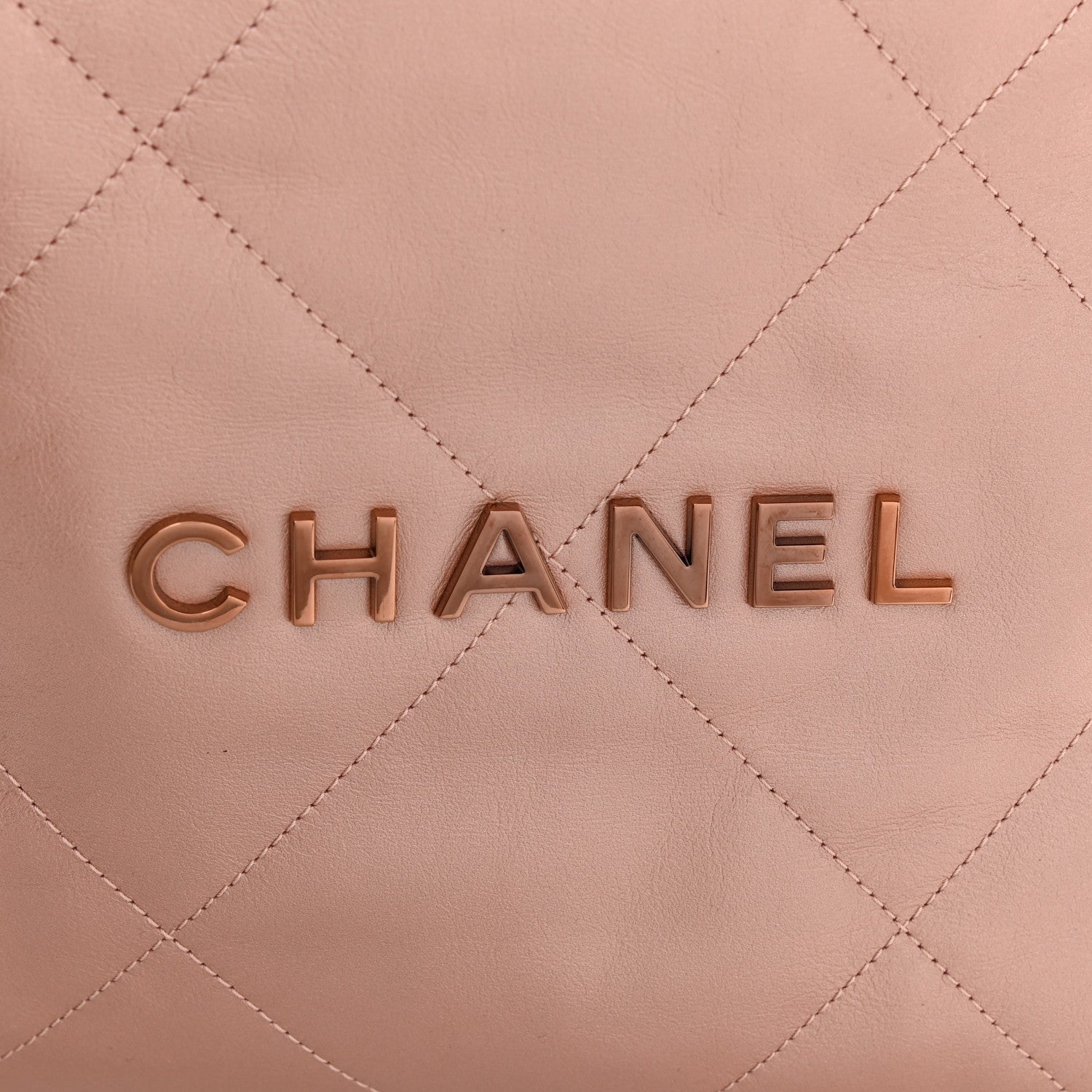 Chanel Metallic Calfskin Quilted Chanel 22 Pink 11 of 11