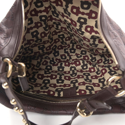 Gucci Guccissima Large Biba Hobo Dark Brown 5 of 11