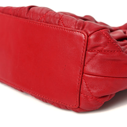 Christian Dior Gaufre Lambskin Cannage Delices Mini Bag Red 9 of 9