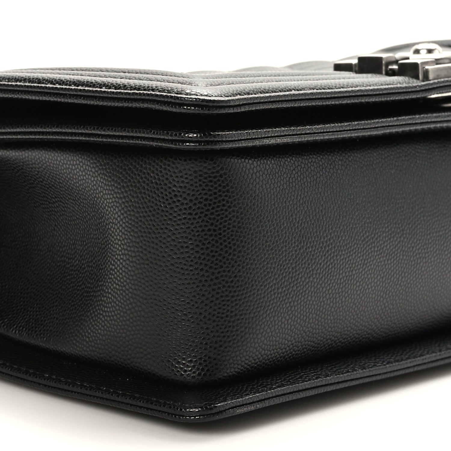 Chanel Caviar Quilted Medium Boy Flap Black 8 of 9