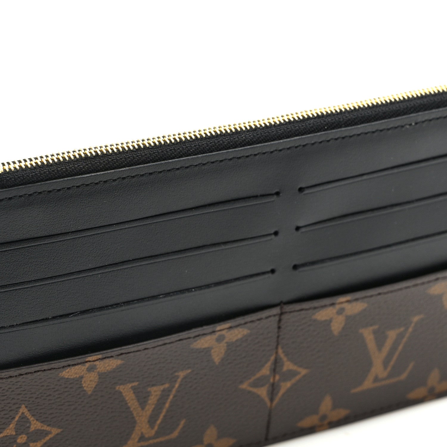 Louis Vuitton Monogram Slim Purse Black 9 of 9