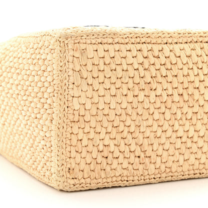 Loewe Raffia Paula's Ibiza Small Font Tote Natural Tan 8 of 13