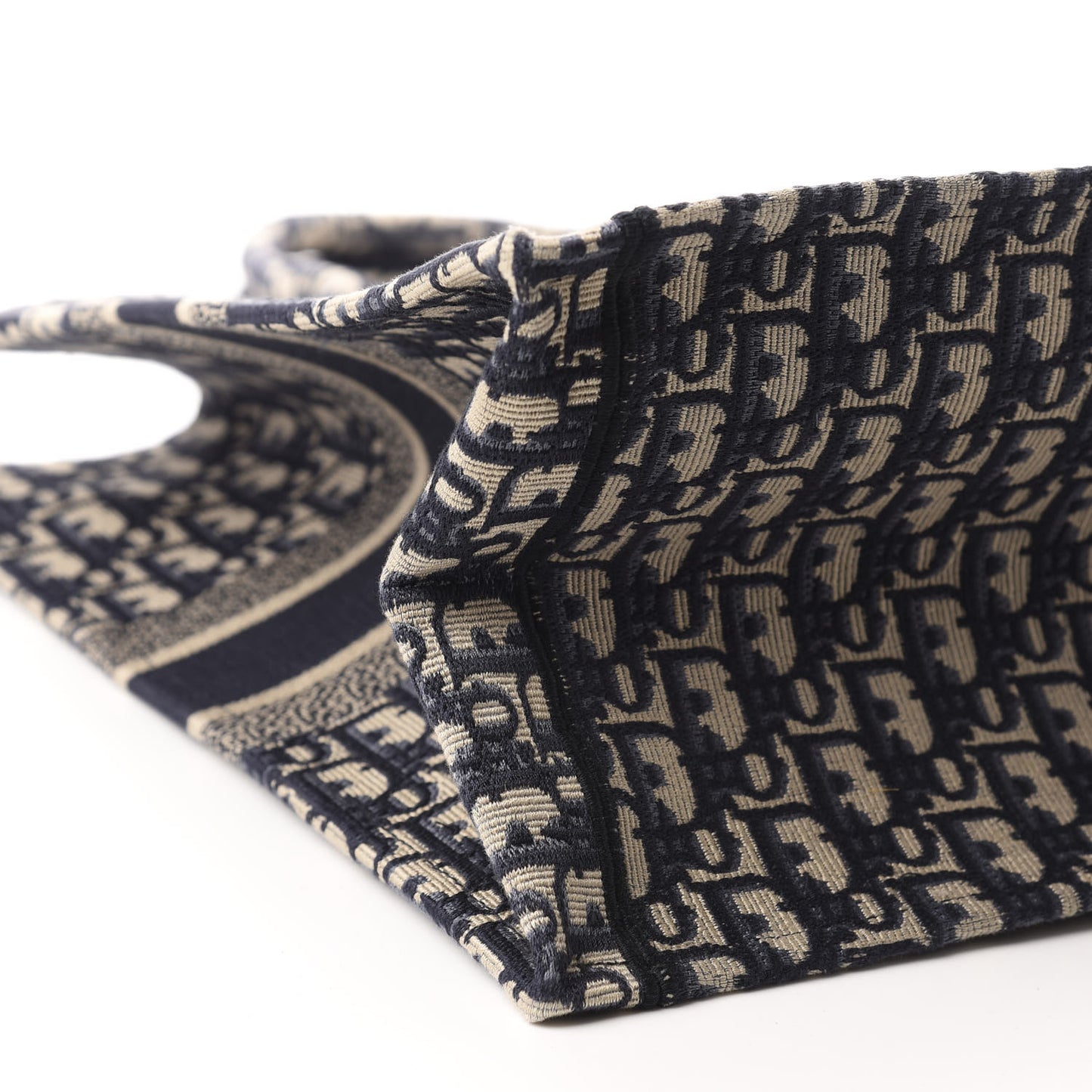 Oblique Book Tote Blue Multicolor