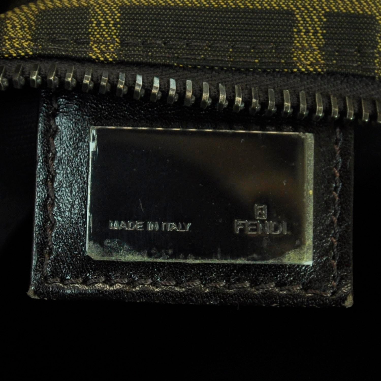 Fendi Zucca Tote Tobacco 9 of 10