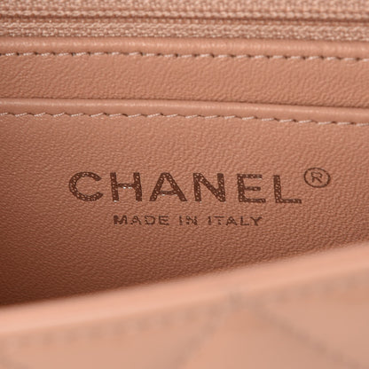 Chanel Patent Calfskin Quilted Mini Rectangular Flap Light Pink 5 of 8