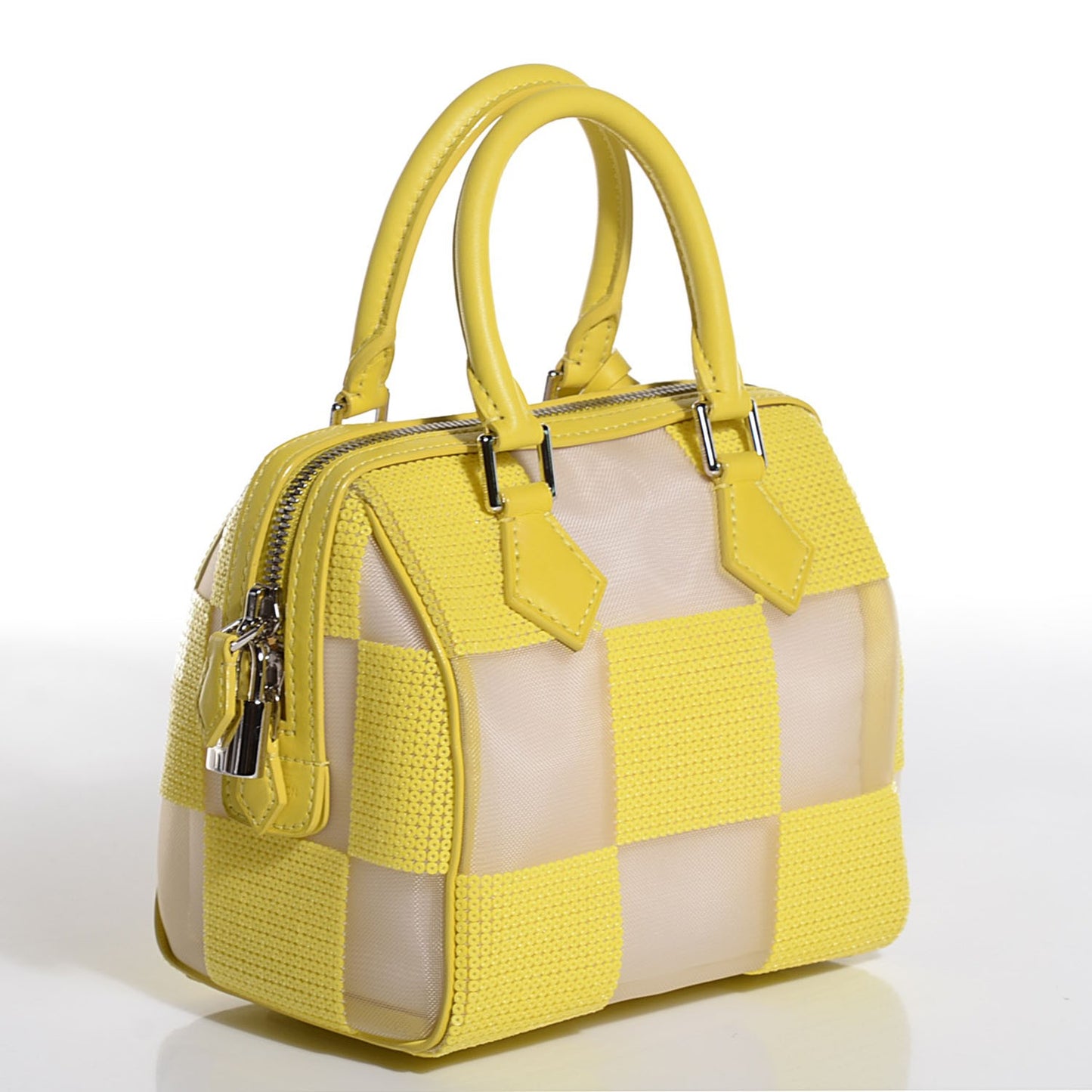 Damier Optic Mesh Speedy Cube TPM Yellow