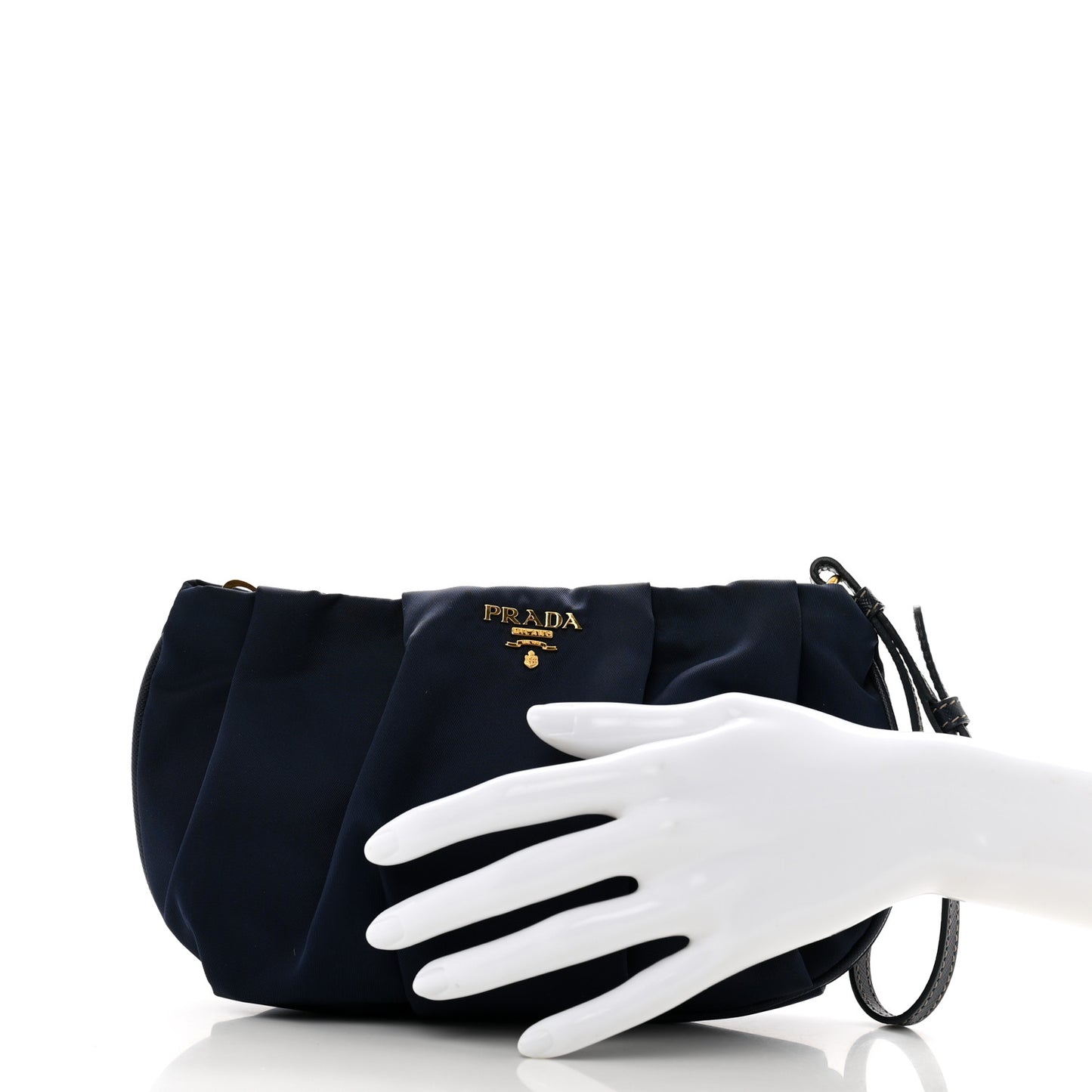 Tessuto Nylon Wristlet Clutch Baltico