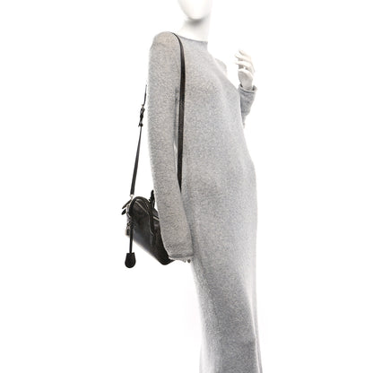 Stella McCartney Faux Snake Print Ryder Crossbody Bag Espresso 2 of 10