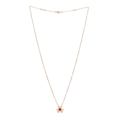 Van Cleef & Arpels 18K Rose Gold Ruby Mini Frivole Pendant Necklace 3 of 6