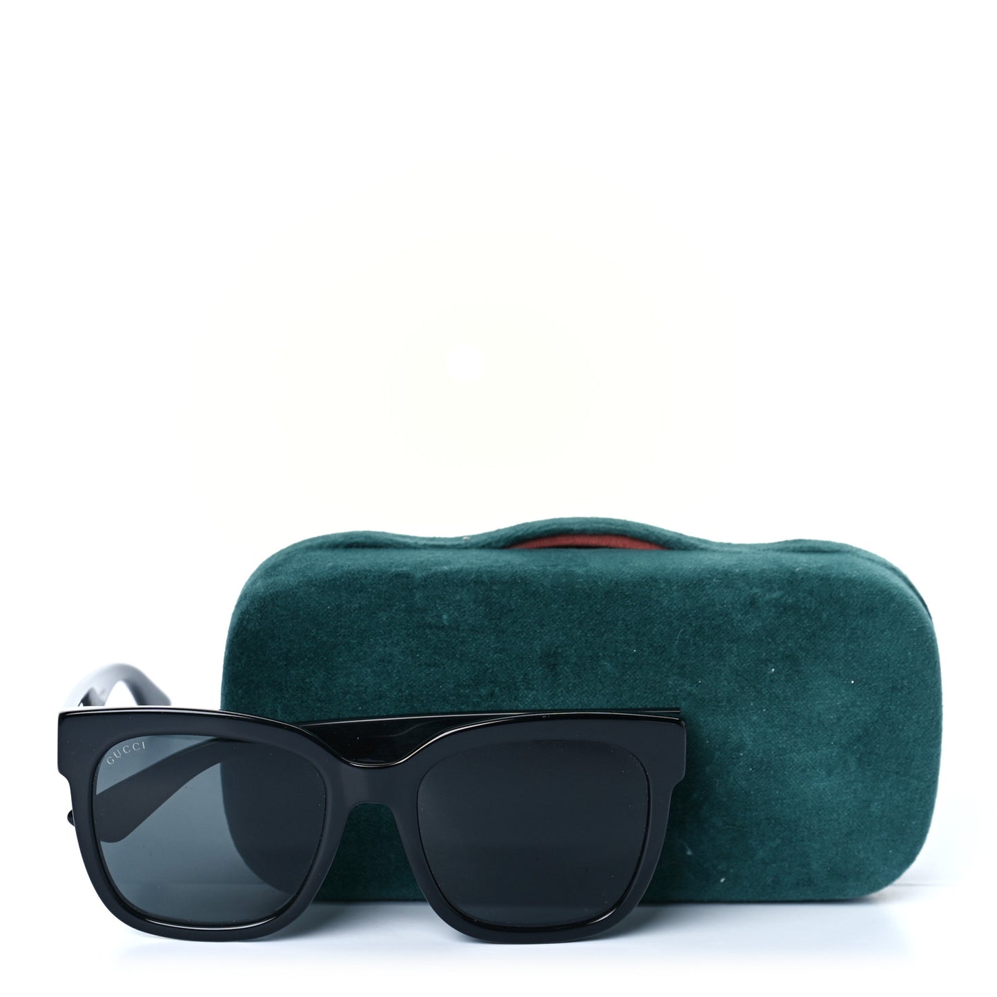 Acetate Square Frame Sunglasses GG0034SN Black