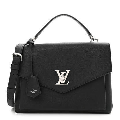 Louis Vuitton Soft Calfskin My Lockme Top Handle Black 1 of 10