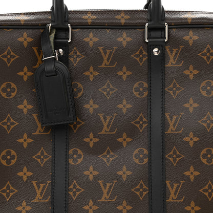 Louis Vuitton Monogram Macassar Porte Documents Voyage Soft Briefcase 8 of 8
