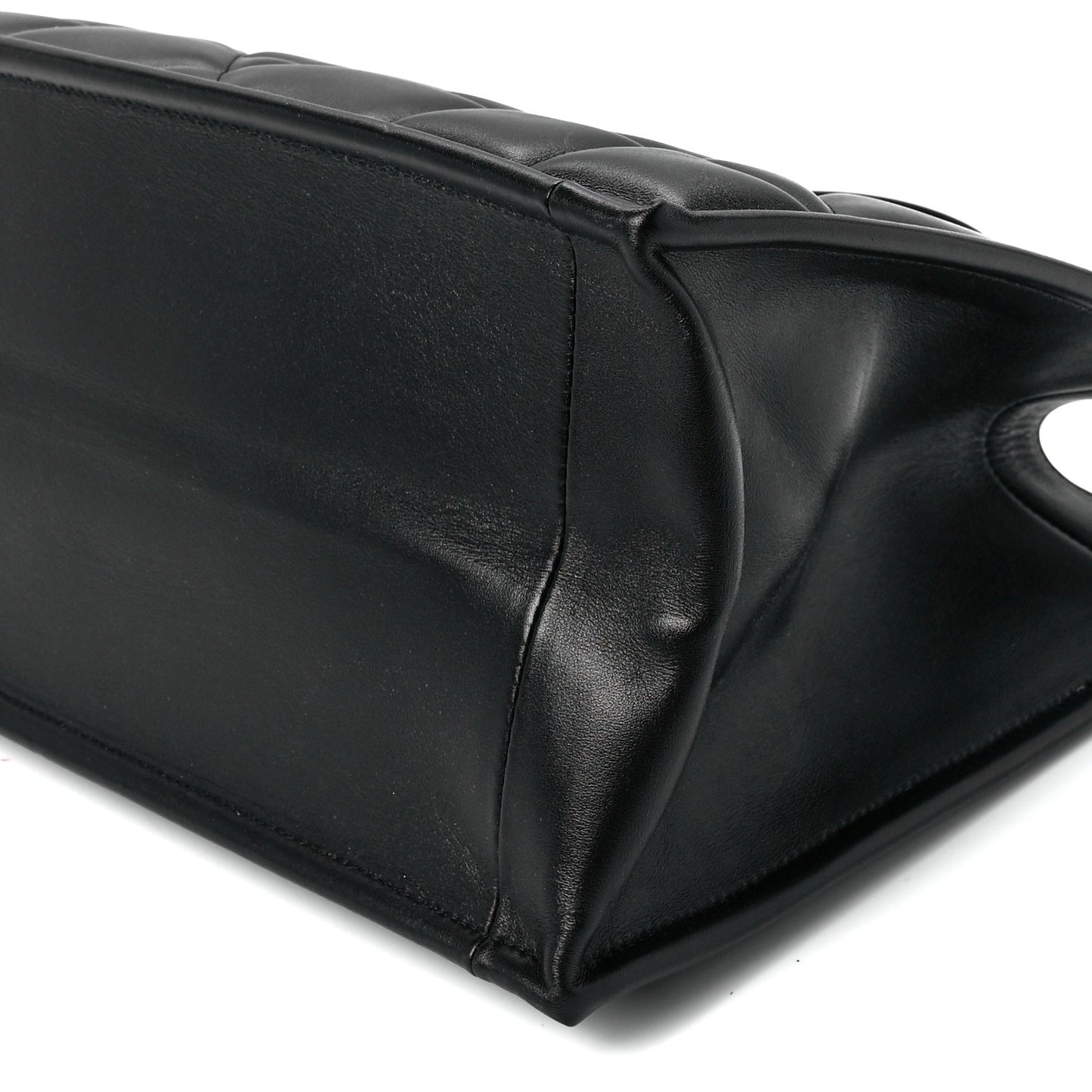 Calfskin Archicannage Medium Essential Tote Black