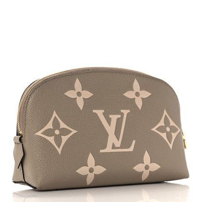 Louis Vuitton Empreinte Monogram Giant Cosmetic Pouch PM Tourterelle Crème 3 of 9