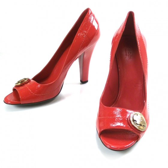 Patent Hysteria Crest Pumps 8.5