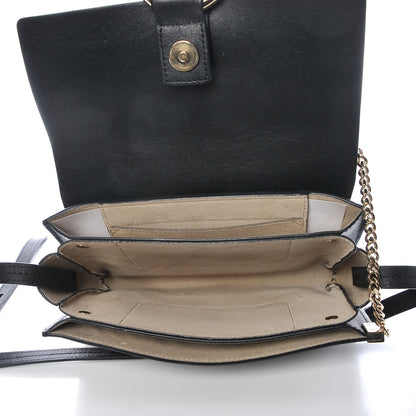 Chloe Suede Calfskin Small Faye Shoulder Bag Black 5 of 8