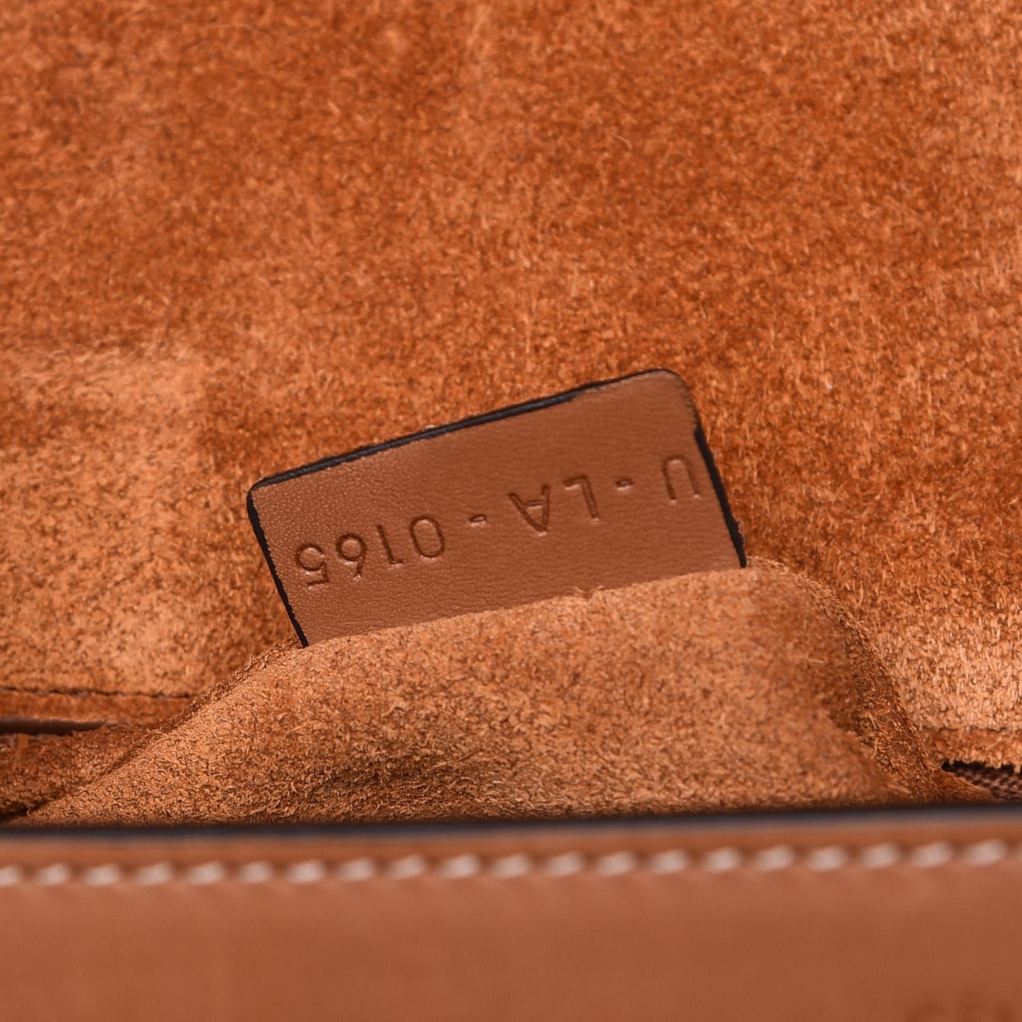 Natural Calfskin Medium Symmetrical Bag Chestnut