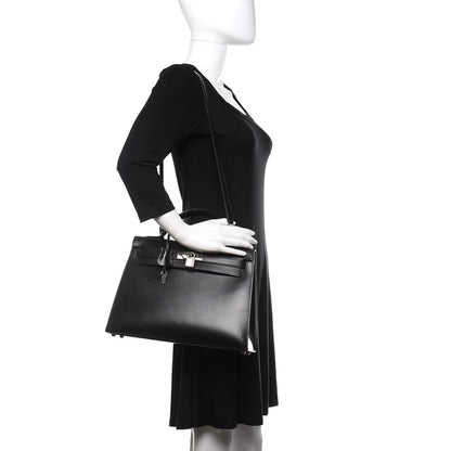 Hermes Box Kelly Sellier 32 Black 2 of 14