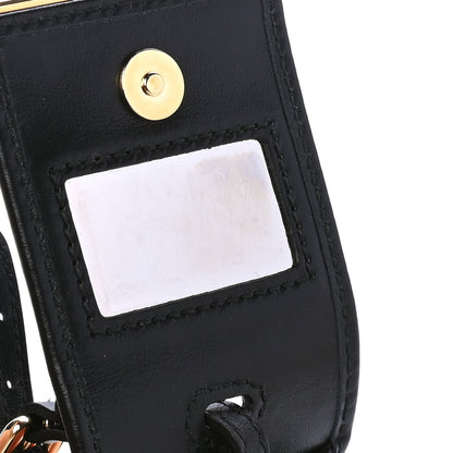 Prada Calfskin Square Tote Tag Black 4 of 4