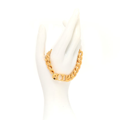 Christian Dior Metal Danseuse Etoile Chain Bracelet Gold 2 of 5