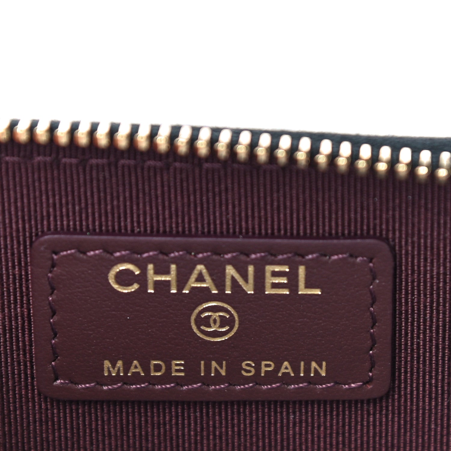 Chanel Caviar Quilted Zip Coin Purse Black 6 of 11