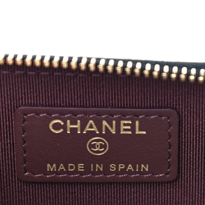 Chanel Caviar Quilted Zip Coin Purse Black 6 of 11
