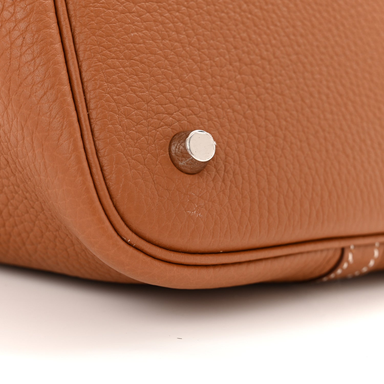 Hermes Taurillon Clemence Picotin Lock 22 MM Gold 11 of 11