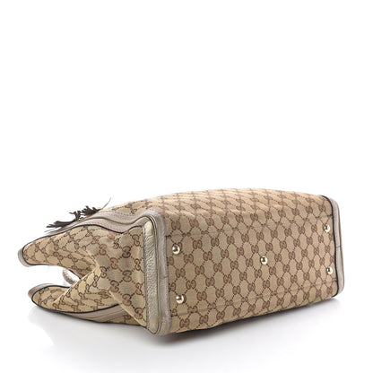 Gucci Monogram Medium Bella Tote Gold 4 of 9