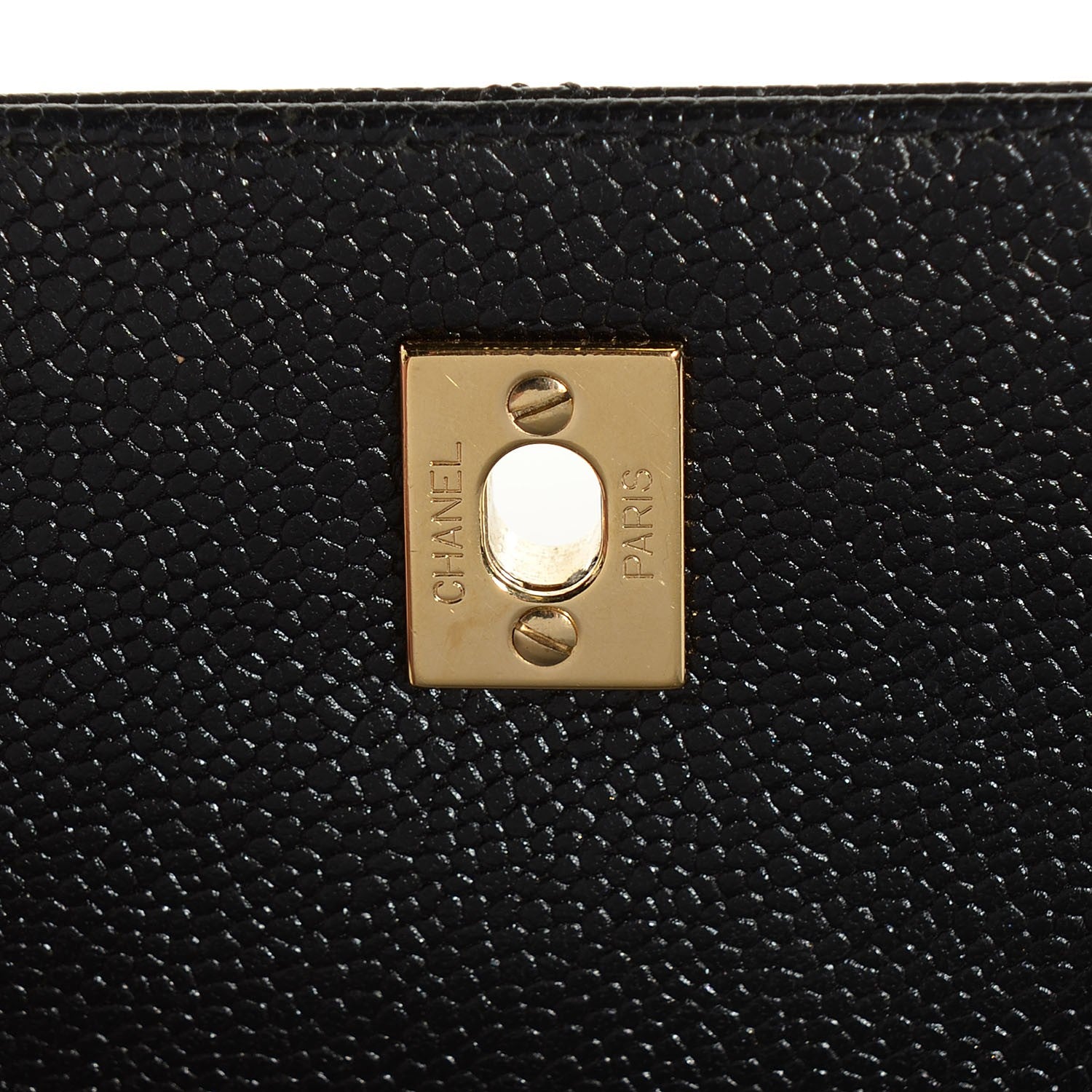 Chanel Caviar Quilted Jumbo Kelly Flap Black 9 of 9