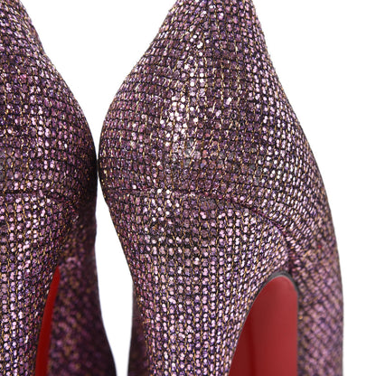 Christian Louboutin Lady Glitter Daffodile 160 Pumps 38 Pivoine 8 of 11