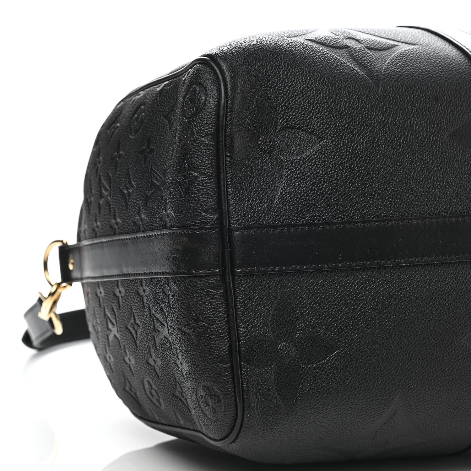 Louis Vuitton Empreinte Monogram Giant Keepall Bandouliere 45 Black 9 of 10