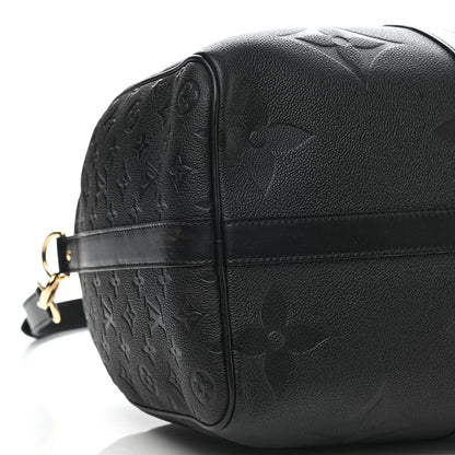 Louis Vuitton Empreinte Monogram Giant Keepall Bandouliere 45 Black 9 of 10