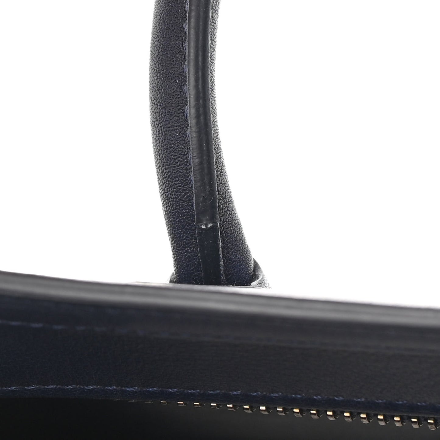 Smooth Calfskin Nano Luggage Navy Blue