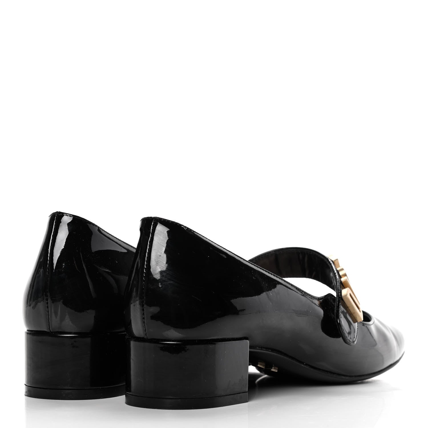 Christian Dior Patent Baby-D Ballet Pumps 37 Black 4 of 10