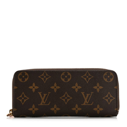 Louis Vuitton Monogram Clemence Wallet Rose Ballerine 1 of 12
