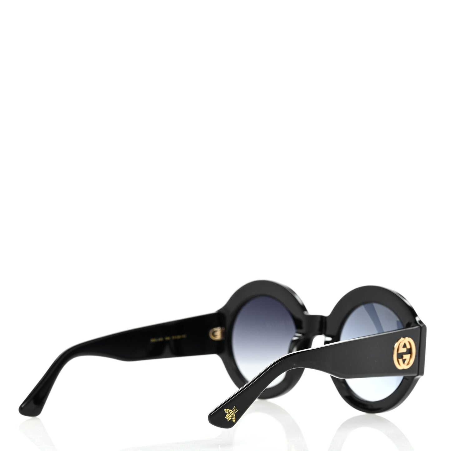 Round Frame GG0084S Sunglasses Black