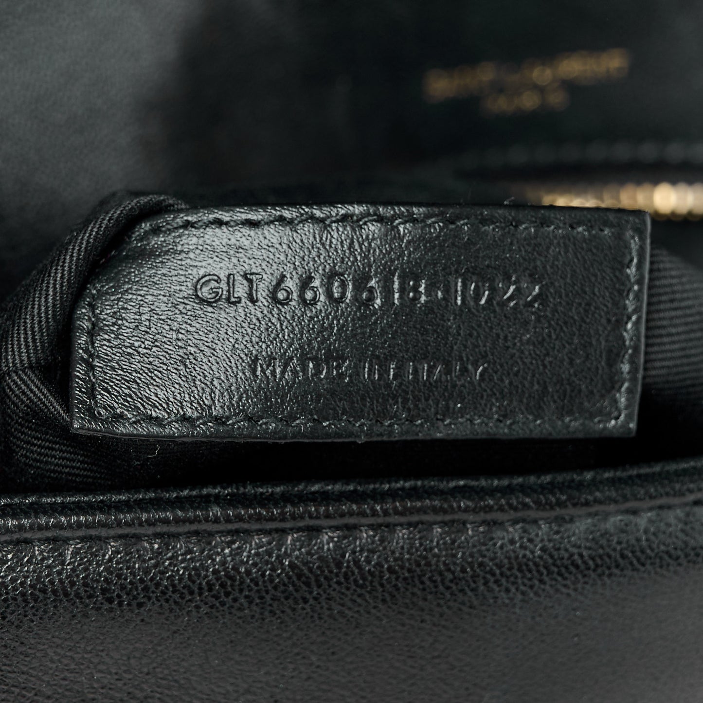 Lambskin Matelasse Monogram Kate 99 Black