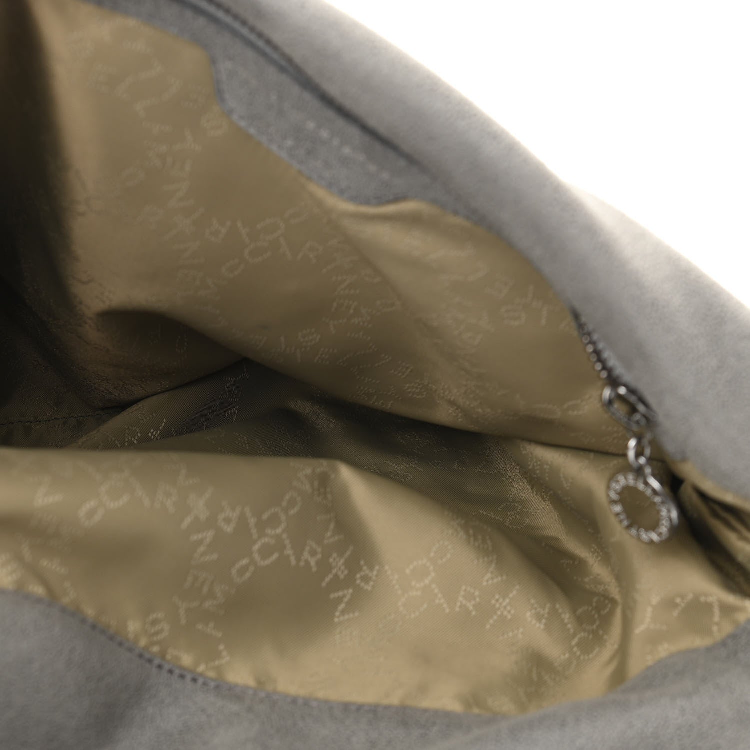 Stella McCartney Shaggy Deer Falabella Fold Over Tote Grey 4 of 8