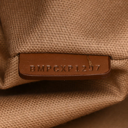 Burberry Calfskin Canvas Medium Cube Bowling Bag Malt Brown 7 of 16